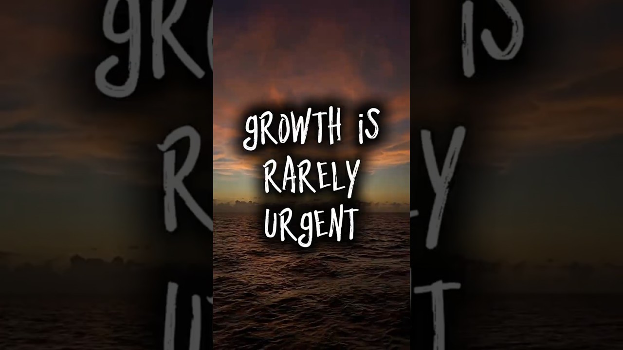 Growth  for consistency, not urgency. 🌱✨  