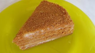 Торт МЕДОВИК Нежный как Пух, просто тает во рту! Новый Рецепт МЕДОВИКА / honey cake