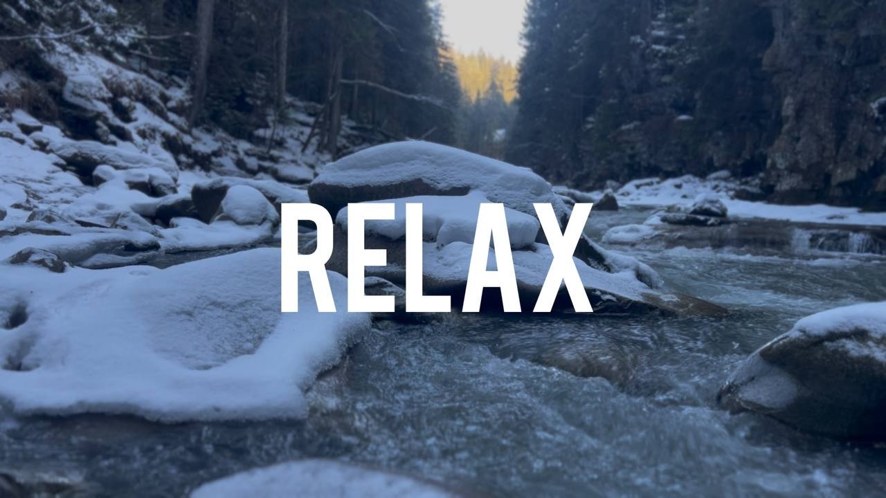 Relaxing Mountain River | Calming Nature Sounds for Sleep and Meditation