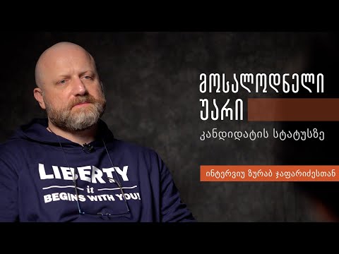 მოსალოდნელი უარი კანდიდატის სტატუსზე? - ინტერვიუ ზურაბ ჯაფარიძესთან