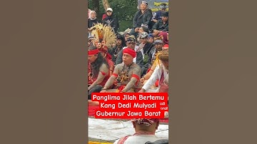 Panglima Jilah Bertemu kang Dedi Mulyadi Gubernur Jawa Barat #pyf #trendingshorts #videoshort