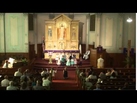 Immanuel Lutheran Preschool and Kindergarten Sing  - Palm Sunday 2015