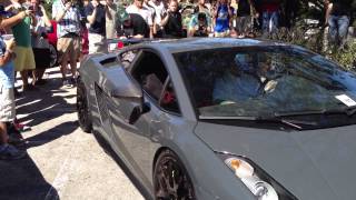 LOUD Lamborghini Gallardo Superleggera revving up. (Warning headphones users) LOUD Lamborghini Gallardo Superleggera revving up. (Warning headphones users)
