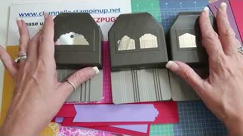 Three Gorgeous punches from Stampin Up!!