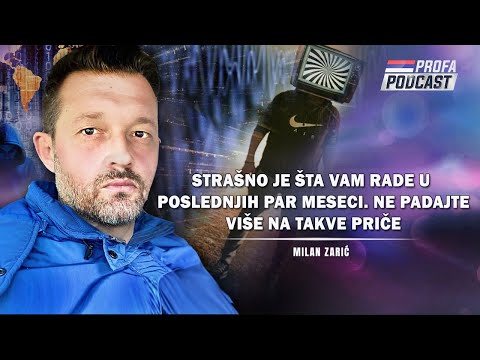 Milan Zarić - NE PADAJTE VIŠE NA NJIHOVE MAINSTREAM FORE
