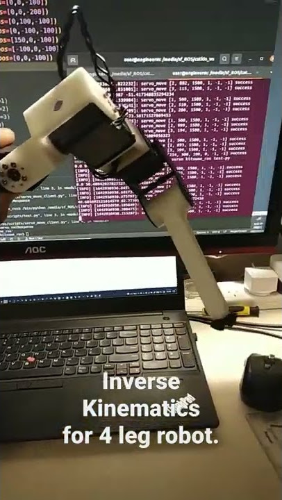 Robot Leg Control using Python and ROS