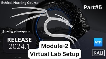 [ Hindi ] Virtual Lab Setup For Hacking || VMware , VirtualBox || Kali Linux 2024.1 || Part#5