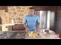 “Fried” Chicken Strips with Roasted Sweet Potato &amp; Zucchini