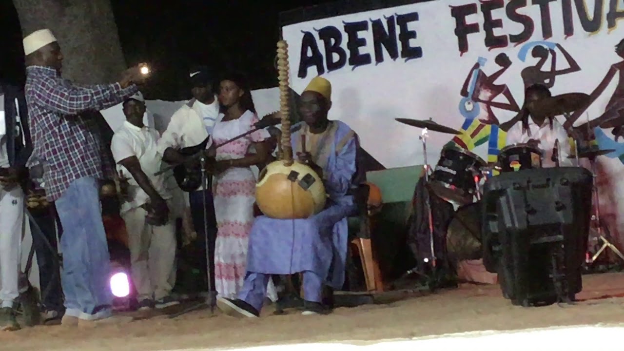 Tata Dindin live at the Abene Festival! Gambian star!