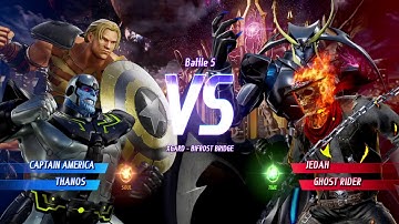 MARVEL VS. CAPCOM: INFINITE Captain America Alt.,Thanos Requested Gameplay In Arcade Mode
