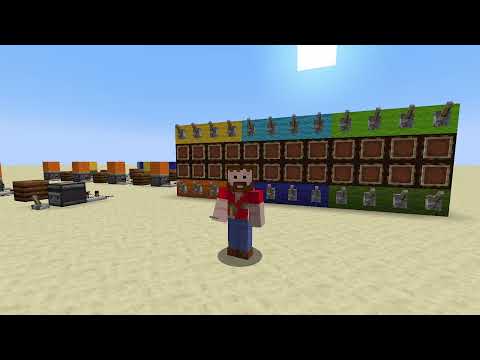 Infinitely tileable, redstone control panel