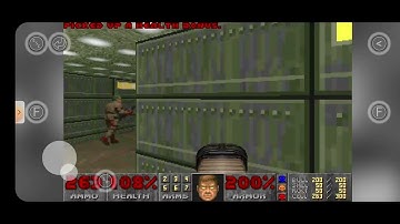 playing doom (hell on earth) (dos player) with cheats (link in description)