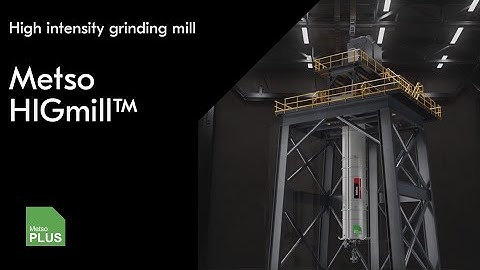 Metso HIGmill™ – energy efficient fine and ultra-fine grinding mill
