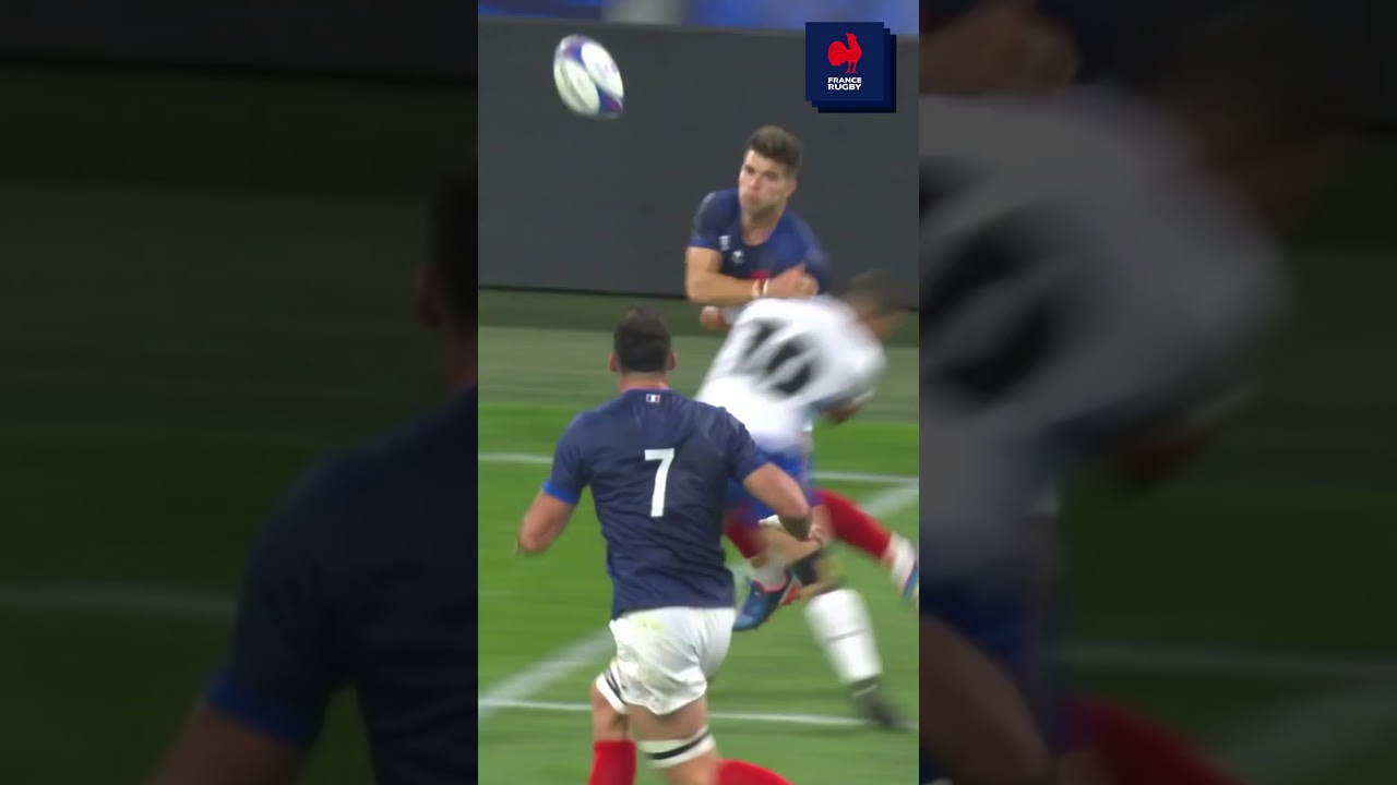 ? Un essai ?????????.?? Charles Ollivon #UnisPourUnRêve #RWC2023 #FRAvNAM #XVdeFrance