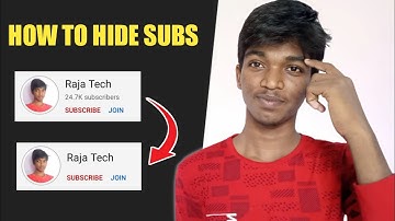 YouTube Subscribers ஐ Hide செய்வது எப்படி ? | Raja Tech