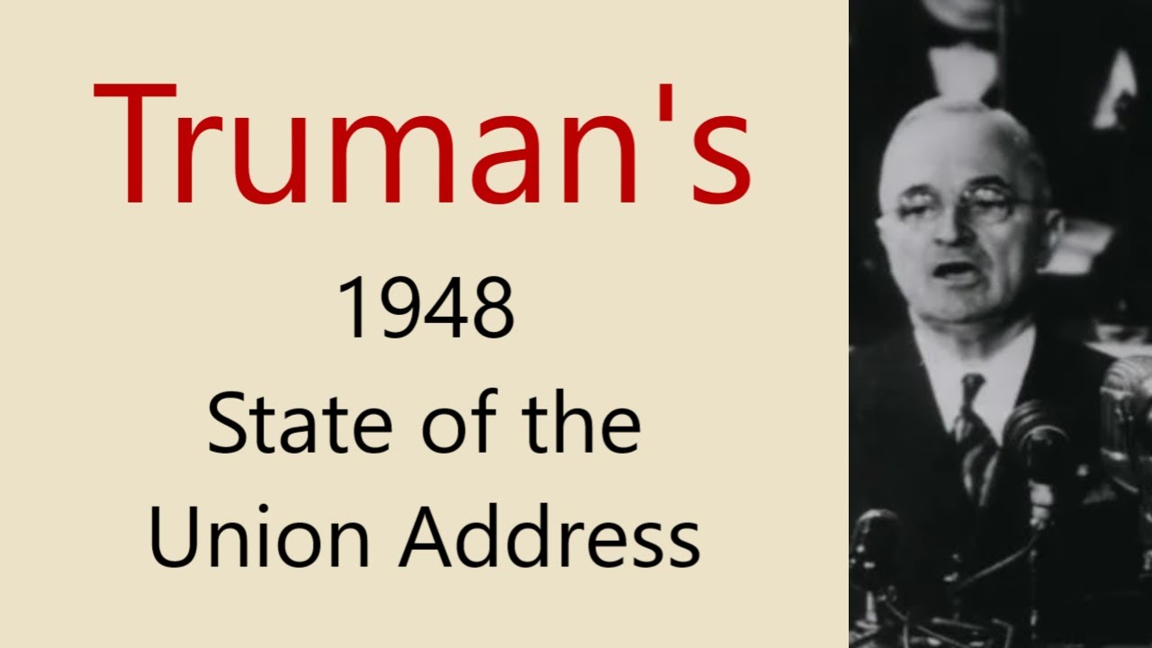 Truman's 1948 State of the Union Address