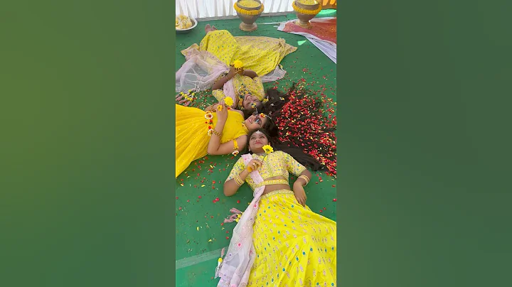 Haldi Vibes ✨#bts 📸 #behindthescene #haldi #ceremony #video #viralvideo #shorts #trending #youtube