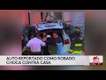 Auto reportado como robado es chocado contra una vivienda en Staten Island: dos personas arrestadas