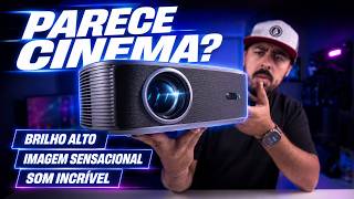 EVERYCOM HQ11W: esse BRILHO todo num PROJETOR muda a conversa! (Unboxing e Review)