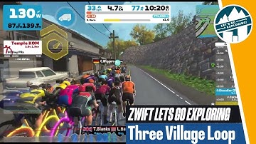Cycling Adventure: Zwift Three Village Loop through Makuri Islands