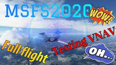 Msfs2020 CESSNA Longitude Full Flight With **VNAV** 2K* Working Title G3000 and Luke Air tool !