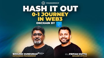 Hash It Out - 0 to 1 Journey in WEB3 onchain by Zoth | Foundership #web3 #metaverse