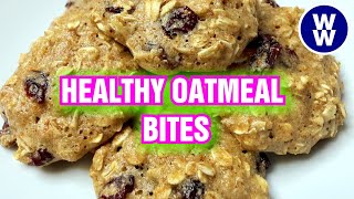 Healthy Oatmeal Bites Alyssa's Copycat Recipe WW Friendly Weight Watchers Skinny Cookie Recipe!