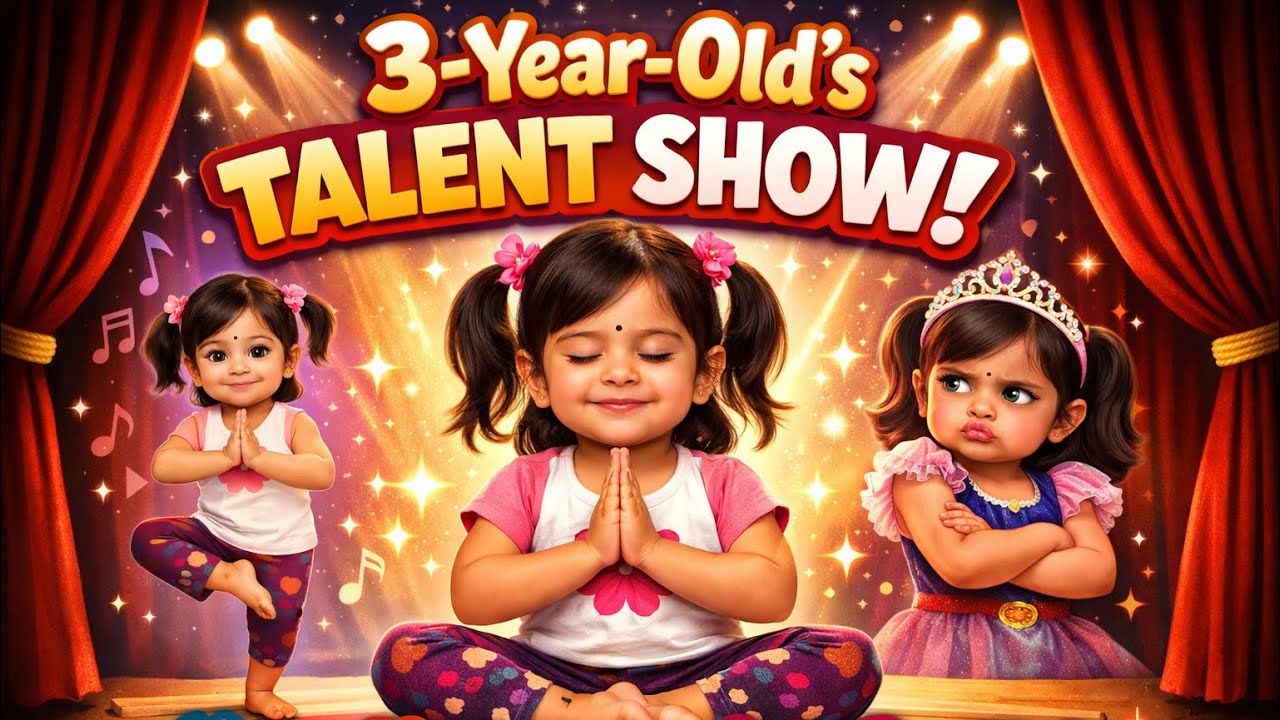 3-Year-Old's Talent Show: Yoga, Mantras, and Cute Drama! | Viyanshi's Activities - Part 01 #viral