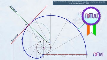 How to draw involute of a circle
