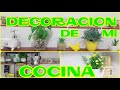 IDEAS PARA DECORAR UNA COCINA PEQUEÑA/IDEAS FACILES,BONITAS Y ECONOMICAS 🌿🍀🍃