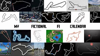My Dream F1 Calendar, but It's Only Fictional Racetracks from Video Games