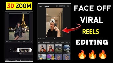 Face Off Song Trending Reels Editing Tutorial , 3D Zoom Pro Effect Video Editing