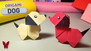 How to make ORIGAMI DOG | Origami Animals | PAPER CRAFTS screenshot 1