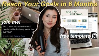 Give it Your Absolute ALL for the rest of the year | Goals Check in + FREE Notion Template