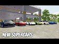 9 new supercars and 3 level parking  farming simulator 22 50 in hindi