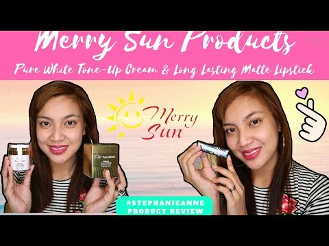 pure-white-tone-up-cream-&-long-lasting-matte-lipstick-ft.-merry-sun-products