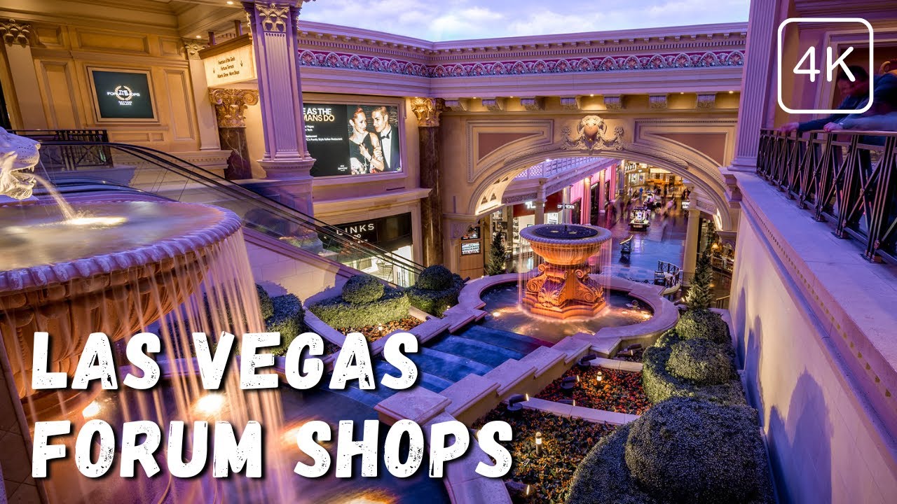 Walking The Forum Shops at Caesars Palace - Living Las Vegas