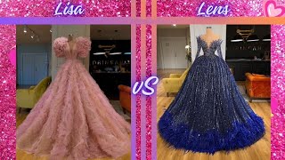lisa vs lena | wedding dress 👗🥻 addition|🌼#youtubeshorts #choose #viral #youtube