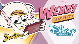 Webby Reacts | Compilation | DuckTales | Disney Channel