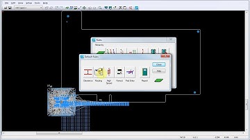 Setting default routing rules in PADS Layout