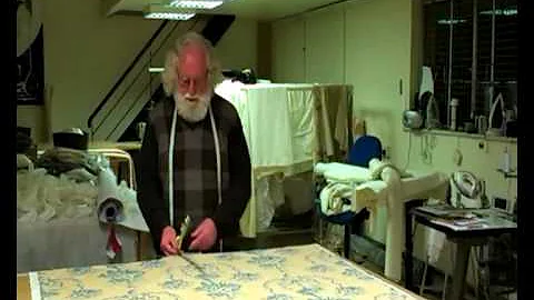 Repeat match - Louth curtain maker shows how to measure curtains for the perfect repeat match