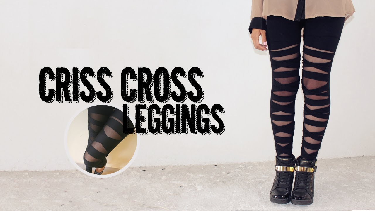 DIY: Criss cross leggings | Akari Beauty