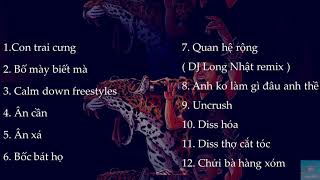 *MỚI* Top Underground/Rap Việt hay, đình đám nhất 2018-2019 . (B-ray , Blacka , Disslog, . )