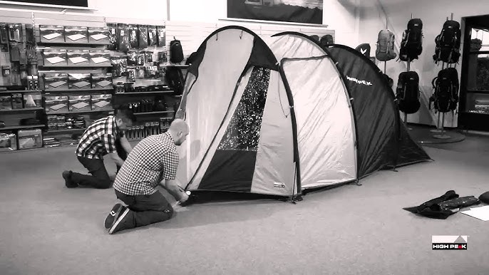 High Peak tent Tessin 4 / Tessin 5 setup video - YouTube