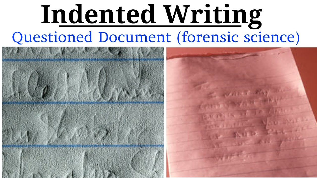 how to read indented writing at home