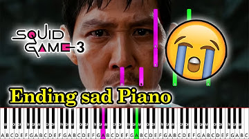Squid Game 3 End Scene - Piano Tutorial
