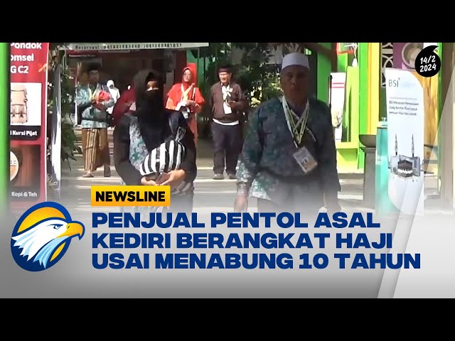 Penjual Pentol asal Kediri Berangkat Haji Usai Menabung 10 Tahun class=