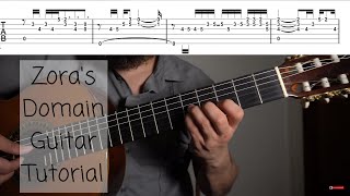 Video-Miniaturansicht von „Zora's Domain Guitar | ZELDA Guitar Tutorial (Tabs)“