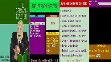 ATARI ST The German Master By Kosmos Software In 1989 English EDUCATIONAL LANGUAGE ATARIMANIA COM SI