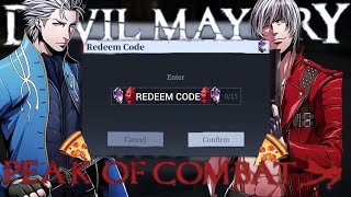 Devil May Cry: Peak Of Combat| Redeem Codes Have Arrived To Give Up Some Devil Gems & Stamina! 🍕💎